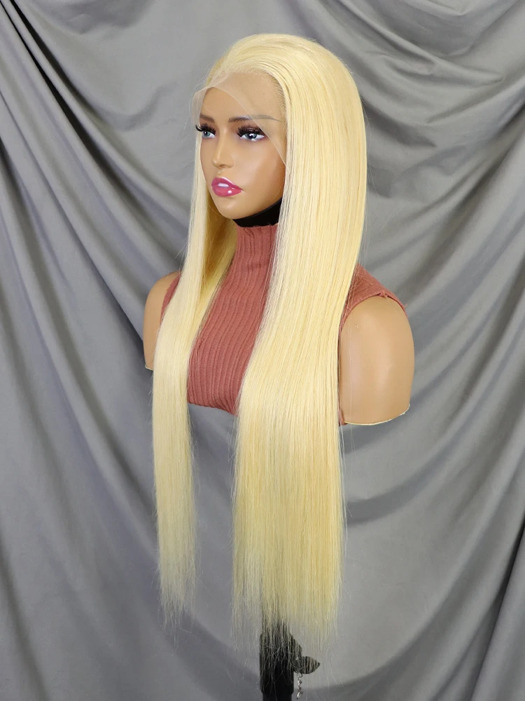 Wholesale Wigs Human Hair Lace Front Raw Indian Virgin Full 13x4 Lace Frontal Wig Vendor Cheap 613 Blonde Color Wigs