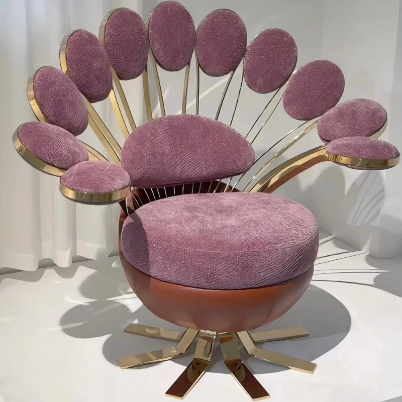 Luxury 304 Stainless Steel Peacock Chair Modern Designer Sculpture Accent Chair Statement Villa and Mansion Artwork