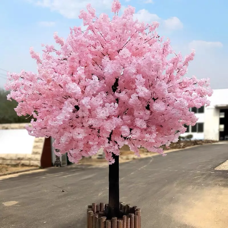 

Artificial Cherry Blossom Tree Simulation Fake Peach Wishing Tree Suitable for Wedding Hotel Christmas Home Office Decoration