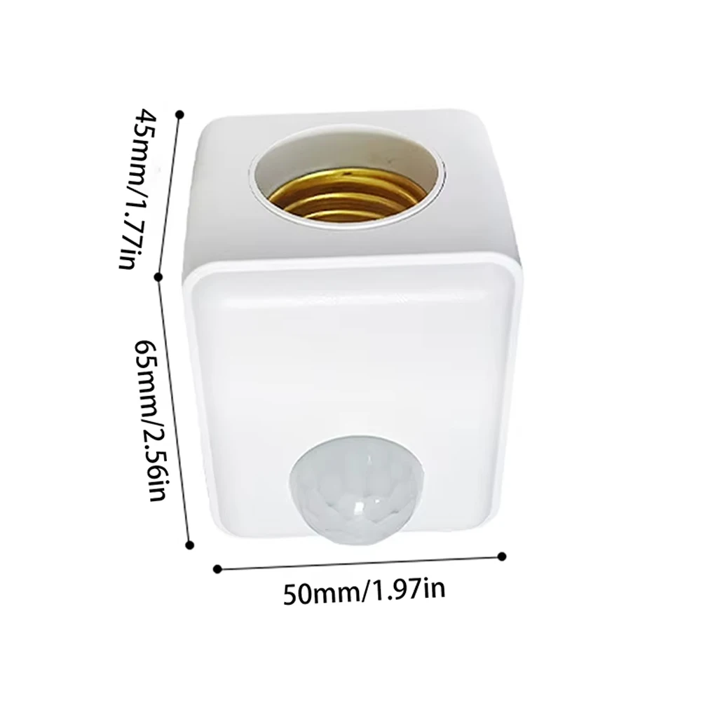 AC110-240V E27 Led قاعدة مصابيح مع محس حركة PIR الإنسان التعريفي ضوء لمبة حامل محول مأخذ التوصيل محول قابل للتعديل #6