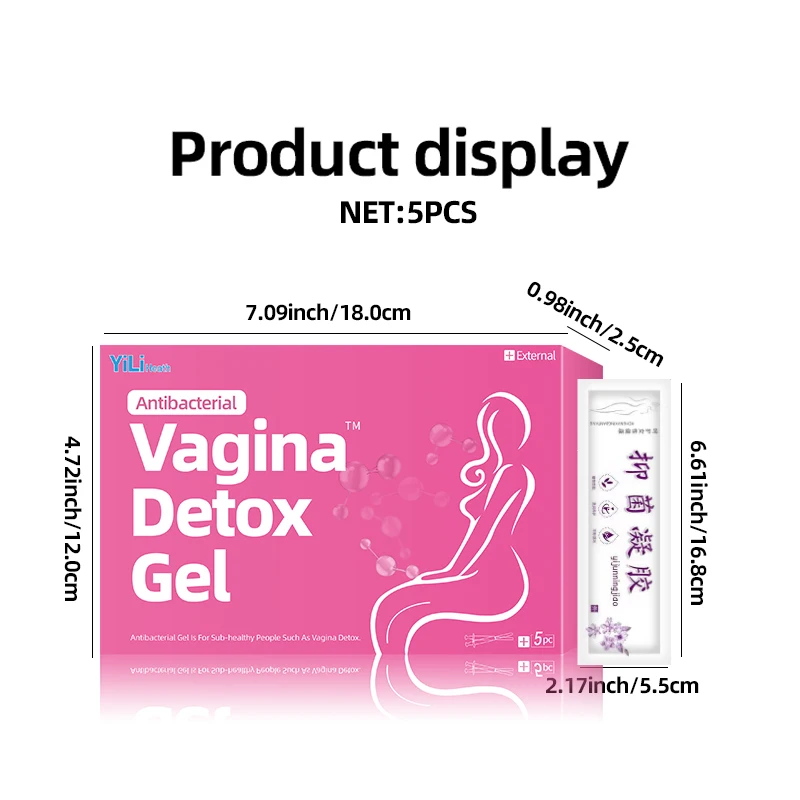 20Pcs Vagina Detox Gynecological Gel Womb Detoxification Cleaning Women Vaginitis Care Vaginal Tighten Feminine Hygiene Products