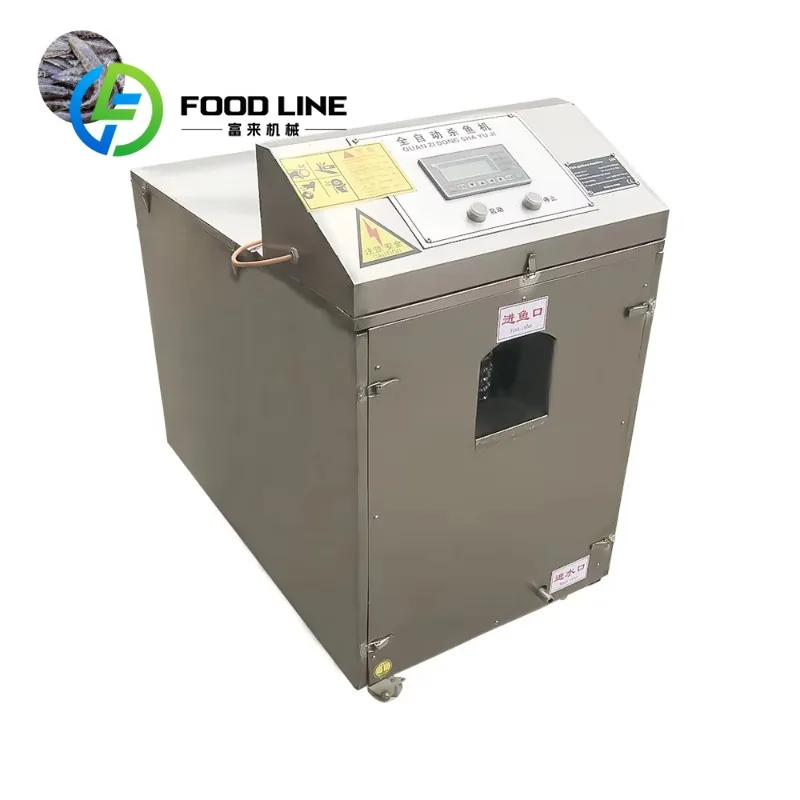High Efficiency Commercial Fish Gutting Scaler Automatic Killing Machine for Fishery Seafood Plant Use Heavy Duty Time Saving
