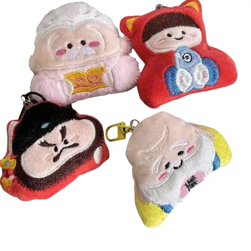 Chinesischer Schlüsselanhänger „Reichtums-Mondherr“ – Exquisiter Handgefertigter Glücksbringer als Persönliches Accessoire-Geschenk – Detail 9