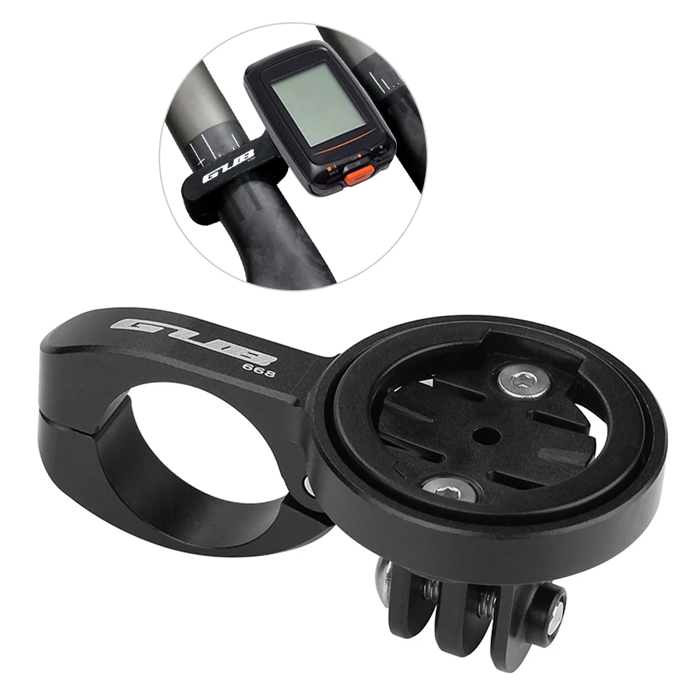 22.2mm Bicycle TT Handlebar Computer Mount with 4 Adapters for Garmin for Bryton for Cateye for Sports Camera