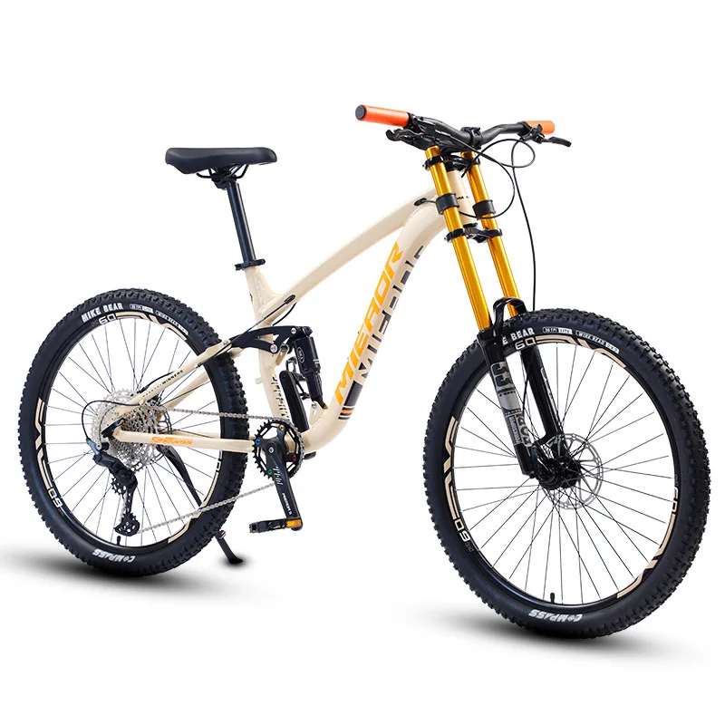AliExpress YTYIN 11 Speed Full Suspension Mountain Bicycle, 26/27.5 Inch Alloy Frame, Dual Crown Fork Hydraulic Disc Brake Downhill Off-Road