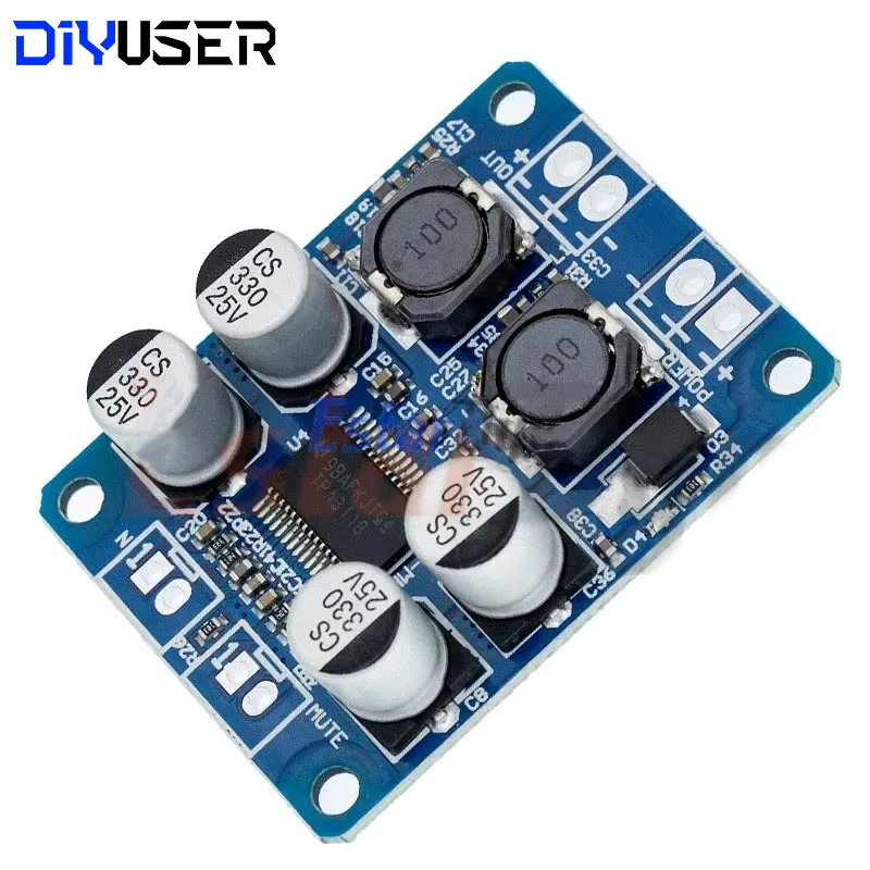 DIYUSER TPA3118 60W 32Pin Chip Original DC 12V-24V Mono Digital Audio Power Amplifier Board Amp Module