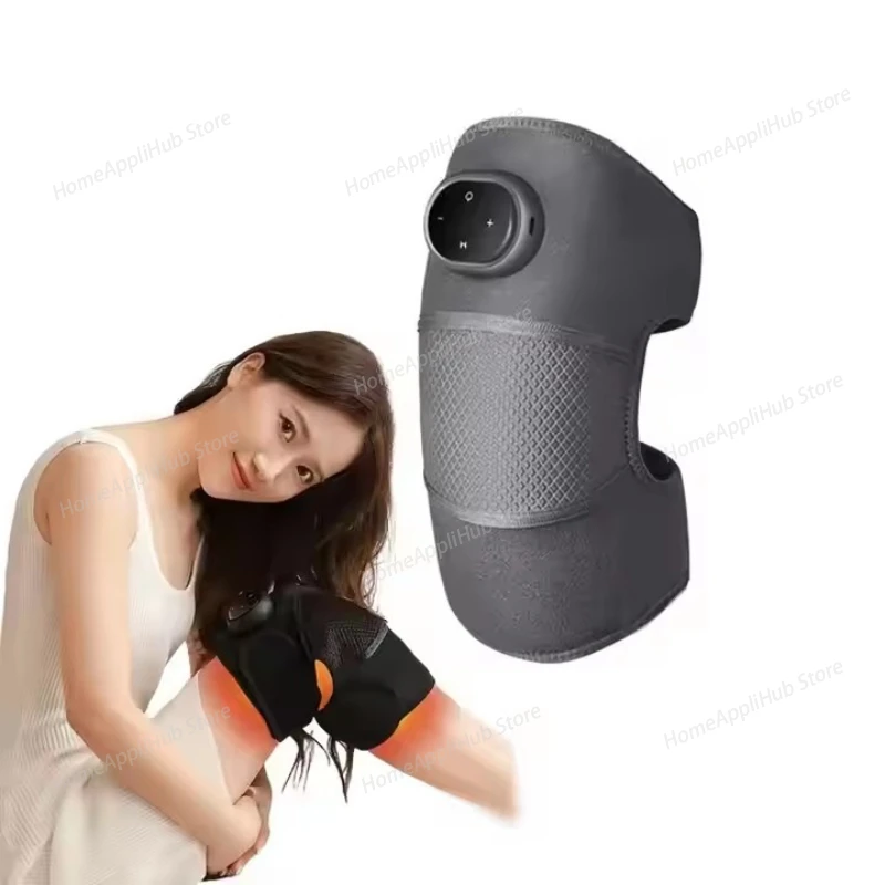 Knee Heating Vibration Massage Joint Physiotherapy Hot Compress Massager Elbow Shoulder Support Thermal Knee Pad Relieve Arthrit