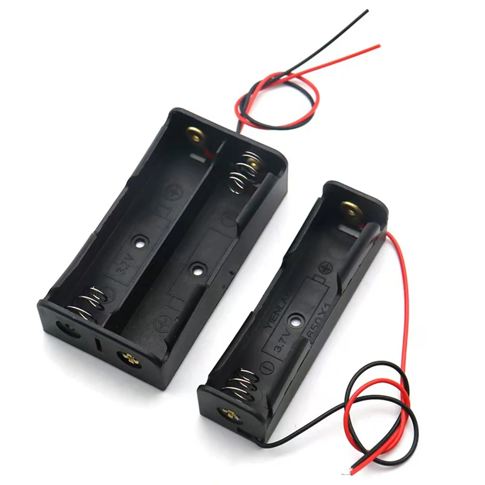 18650 Parallel 1/2/3/4/18650 Battery Holder 18650 Storage Box Case 18650 Parallel Battery Box 3.7V