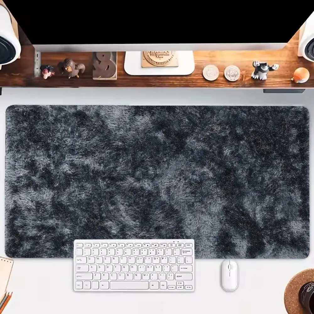 Anime Playmat Dark Foggy Stone Grain Texture Mousepad Large Size For Laptop Gaming Mat