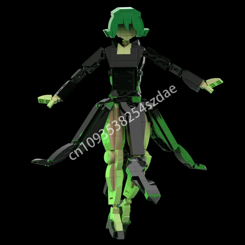

443pcs MOC Tatsumaki Big Scale One Puncher Mans Building Blocks Christmas toy Gift teenager Assemble Constructing Plastic