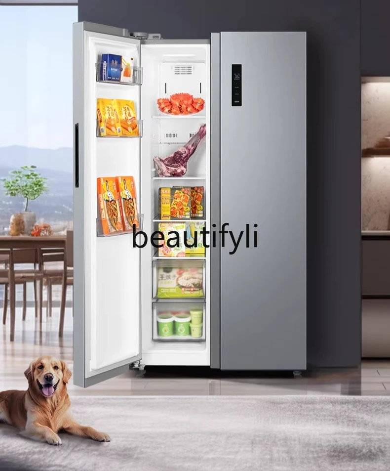 باب مزدوج الفتح، سعة كبيرة، تحويل تردد منزلي موفر للكهرباء، تبريد الهواء، خالي من الصقيع