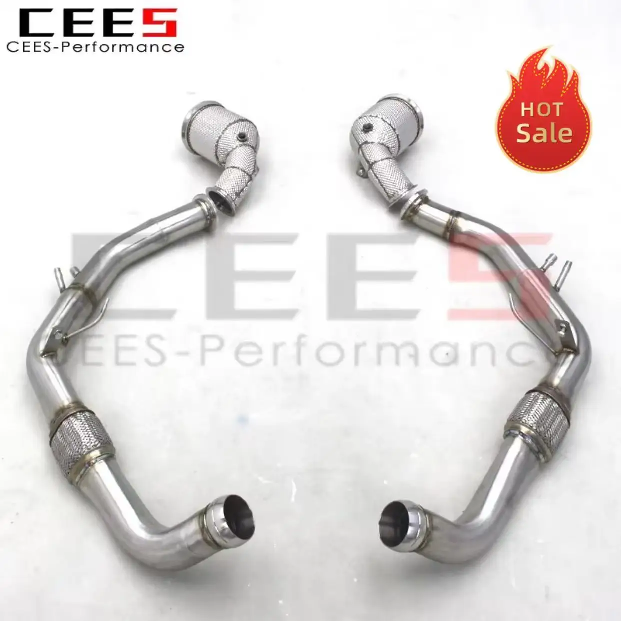 

CEES Stainless Steel Exhaust System for Porsche Panamera 971/971.2 2.9T 2017-2023 | Catalyst Downpipe Included