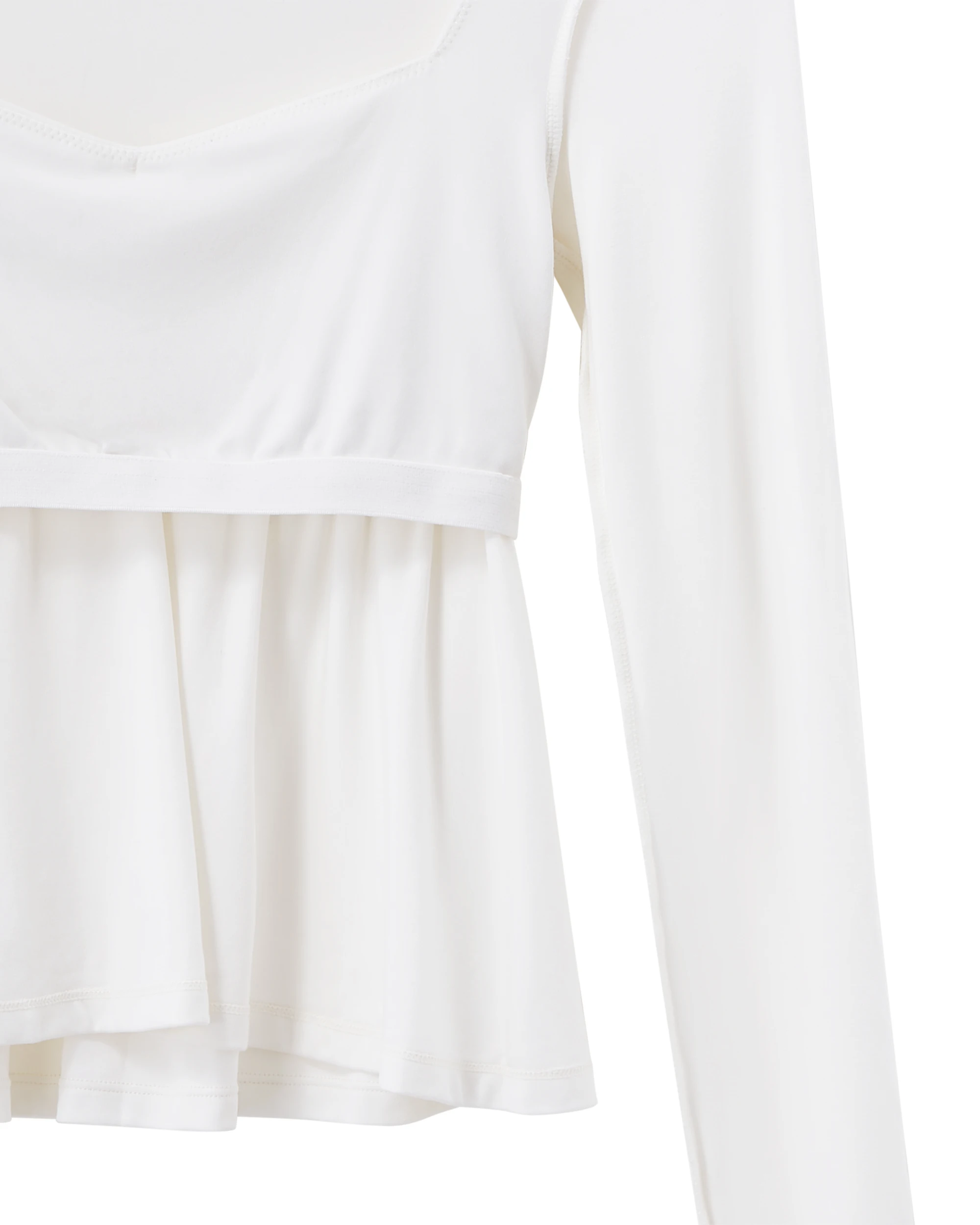 Damen Fairy Y2k Cottage T-Shirt Coquette Quadratischer Ausschnitt Langarm Babydoll Tees Herbst Frühling Vintage Kleidung Lässiger Pullover Top – Detail 22