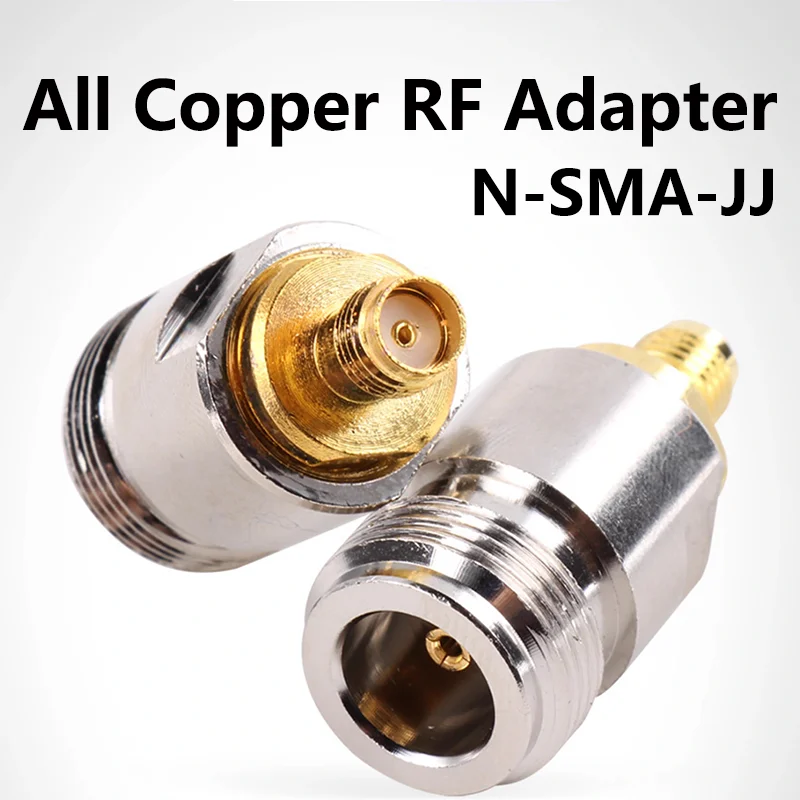 

5PCS SMA Female to N Connector N Female to SMA Female RF Coaxial Adapter TestConverter for Wi-Fi Cable/Telecom Coaxial Connector