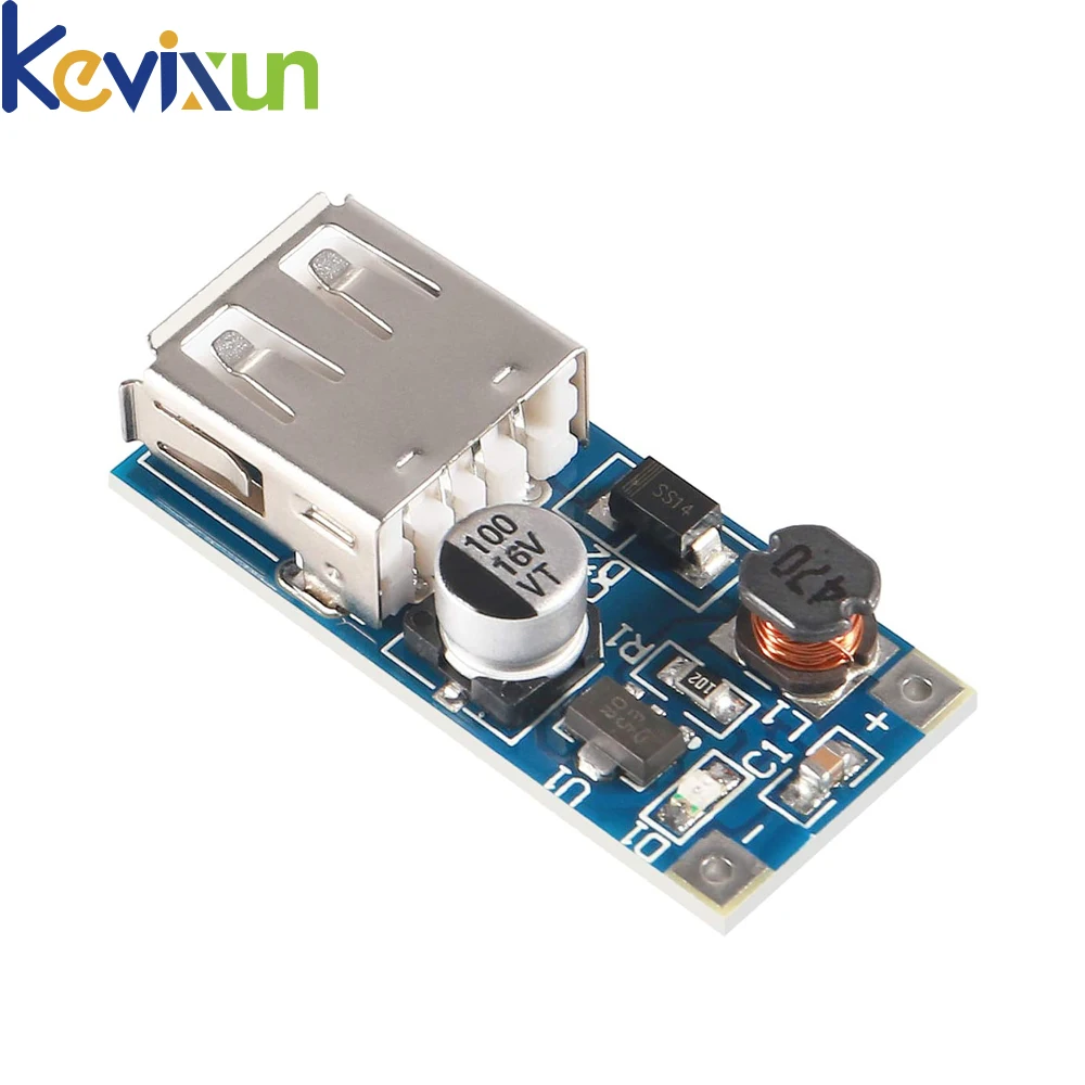 Convertisseur de chargeur de sortie USB DC-DC, Step Up Power Boost Tech 0.9V ~ 5V à 5V 600MA USB Mobile Power Supply Boost Board 5-10 pièces