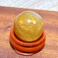 High Quality Natural Crystals Golden Rutile Sphere Polished Ball Energy Healing Crafts Desk Reiki Home Decorations Room Decor