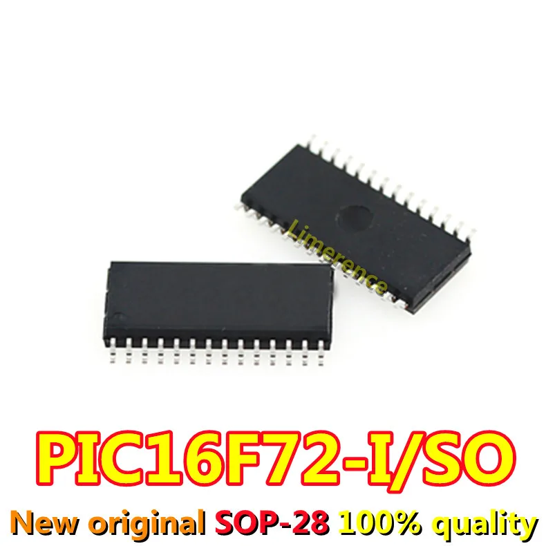PIC16F72-I SO PIC16F72 16F72 SOP28 IC MCU, 8Bit, Flash 3.5KB, 28SOIC, 10pcs