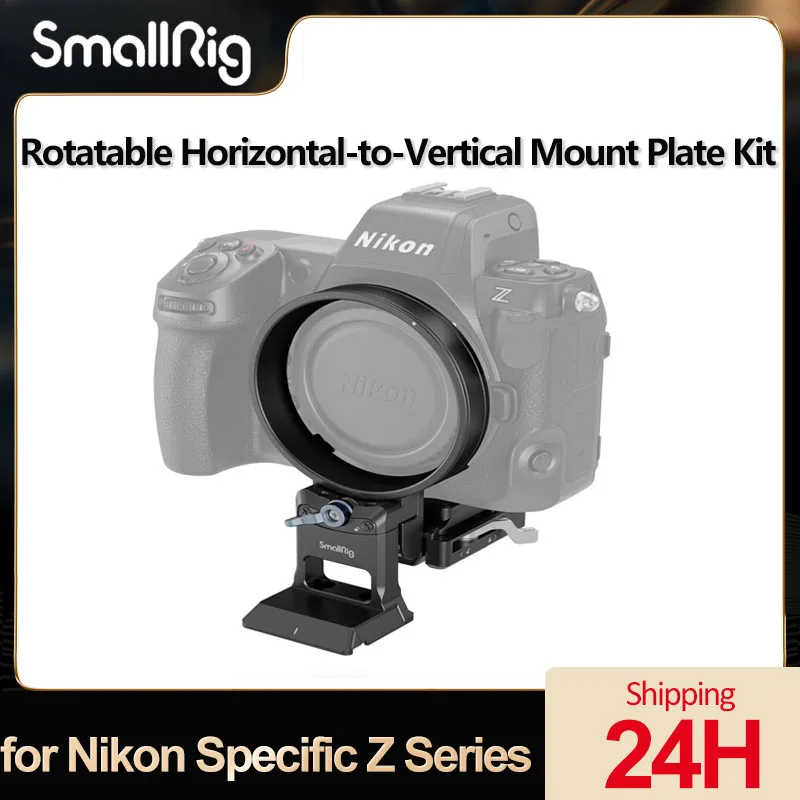 SmallRig Rotatable Horizontal-to-Vertical Mount Plate Kit for Nikon Specific Z Series Mount Cameras for Z8 Z7 Z7II Z6II Z6 Z5