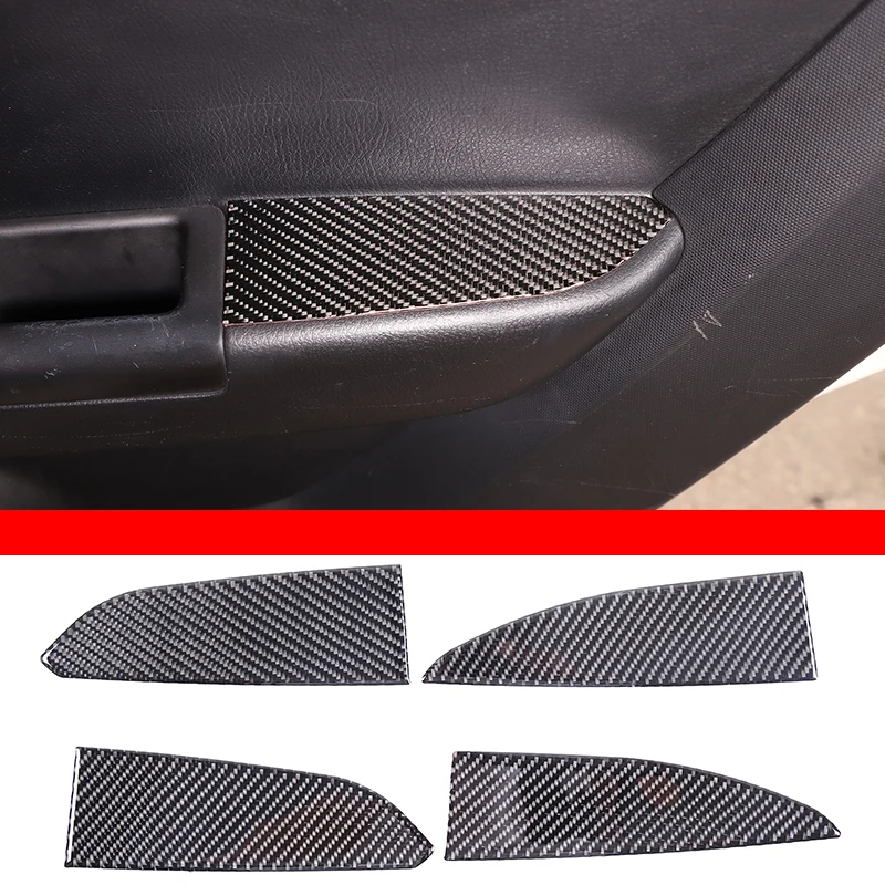 

For Kia Sauer/SOUL 2009-2013 Automotive Door Interior Armrest Panel Decorative Stickers Soft Carbon Fiber Automotive Parts