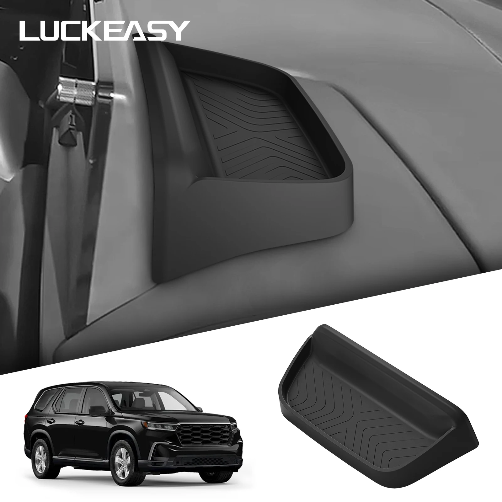 for Honda Pilot 2023-2025 Car Dashboard Storage Box Interior Accessories Central Control Screen Rear Storage Tray Organizer