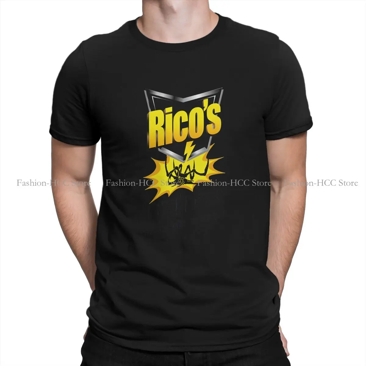 Rico's Roughnecks Casual Polyester TShirt Starship Troopers Style Tops Leisure T Shirt Male Tee