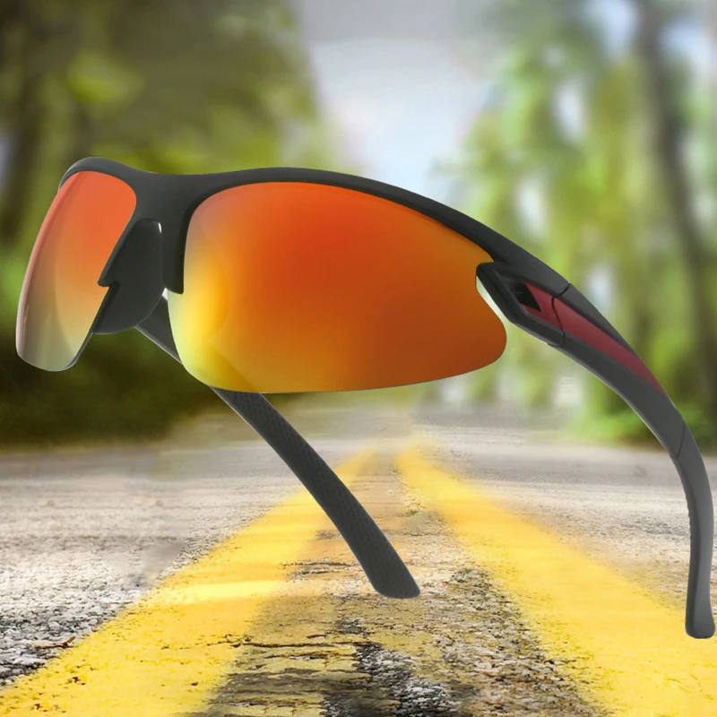 

New Style Outdoor Wild Riding Outing Sports Sunglasses Avant Garde Fashion Trend Colorful Sunglasses Glasses