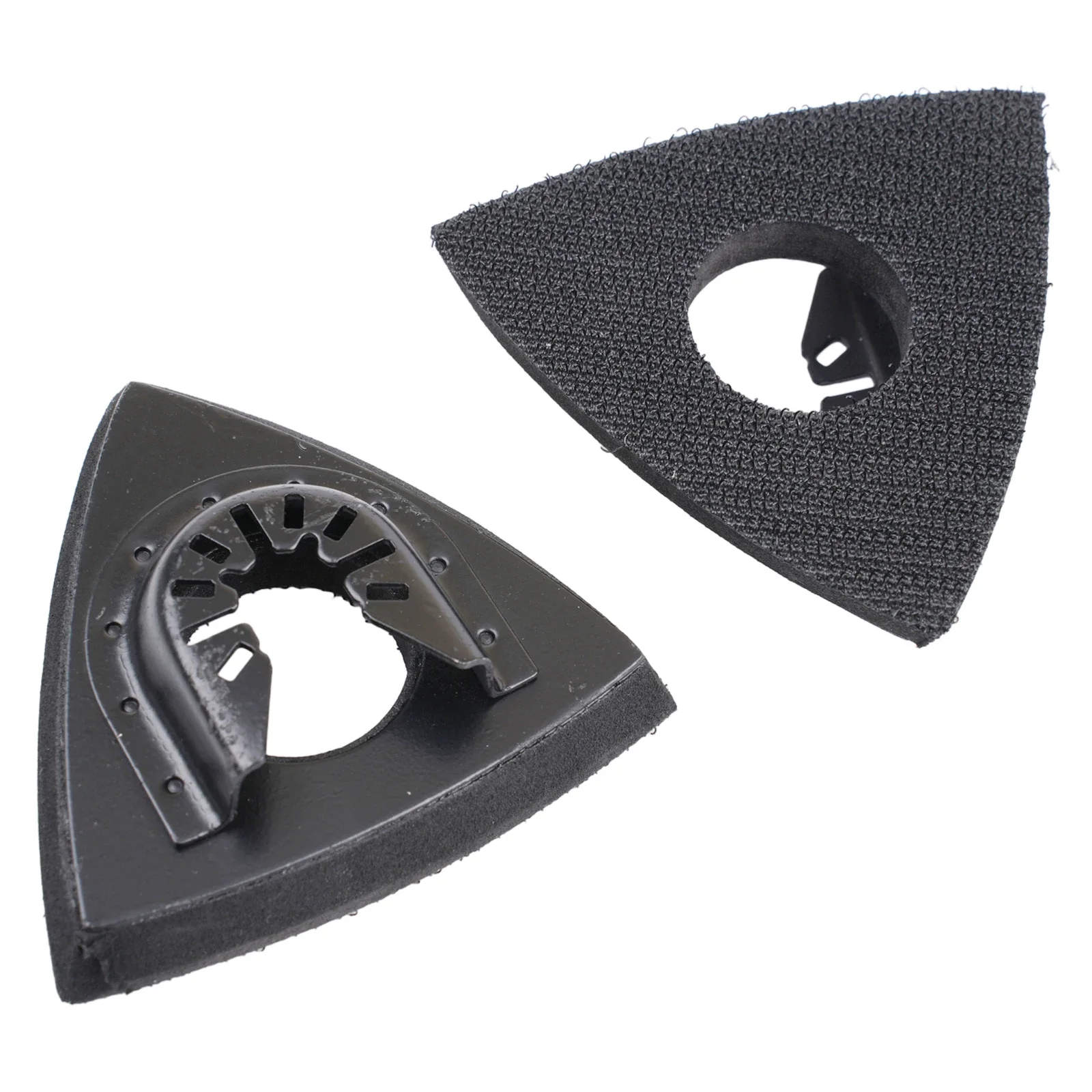 Efficient Oscillating Multitool Sanding Pads, Triangular Shape, Quick And Easy Attachment, Suitable For Multiple Surfaces 4pcs