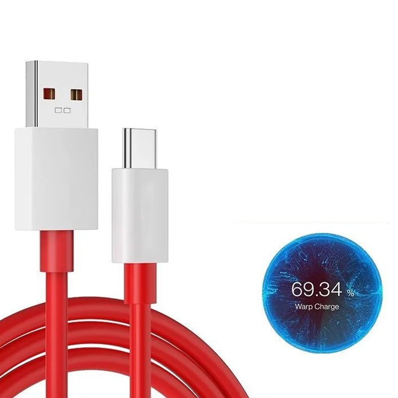 كابل شحن سريع من النوع C USB SUPERVOOC 2.0 لكابل OnePlus 9R 10 Pro 10R 11 11R 12 13 Nord 2T 3 CE USB C
