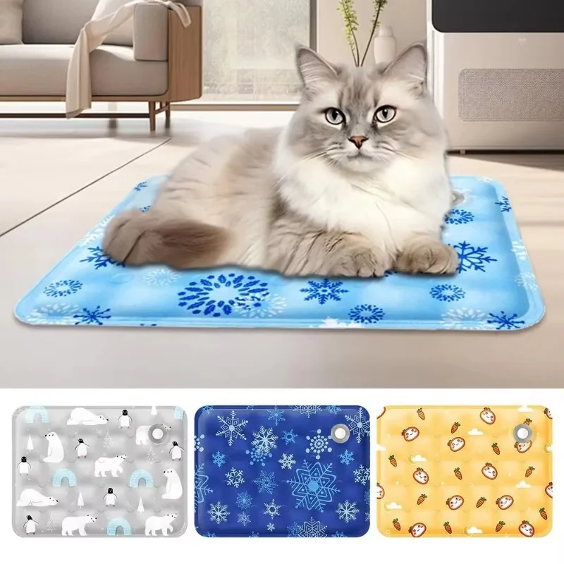 Camas Refrescantes de Verão para Animais de Estimação, Cães e Gatos, Produtos para Pets, Tapetes, Almofadas Refrescantes, Acessórios, Casas, Habitats, Cestas, Tapetes para Gatinhos