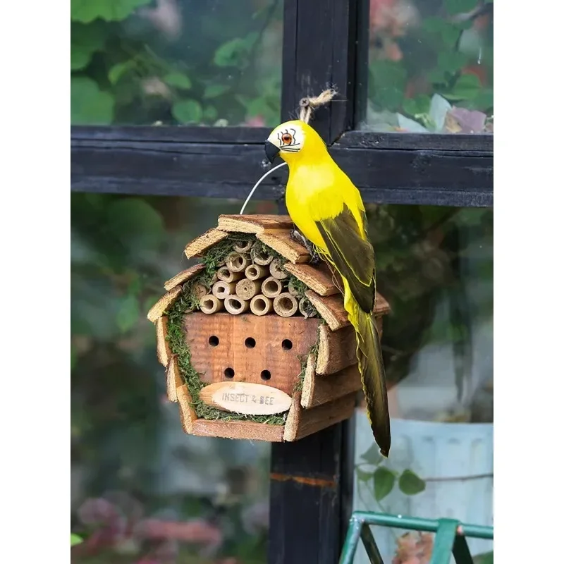 Wooden Nest Bird's Nest Outdoor Courtyard