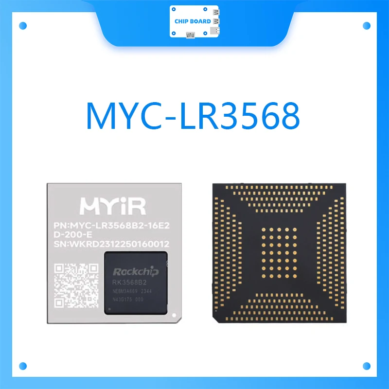 MYC-LR3568 Core Board Ruixin Micro Embedded ARM Development Board Linux Android Quad Core A55 NPU AI