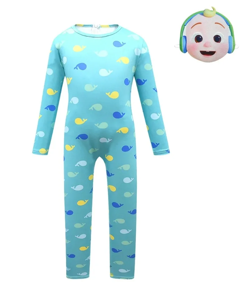 Baby JJ Cosplay Costume with Mask Boys Girls Bodysuit Halloween Fancy Jumpsuits