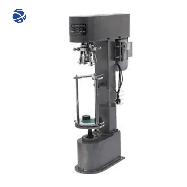 

yyhc DUOQI DK-50/D Processing Line aluminum metal capper semi automatic locking and screw ropp capping machine