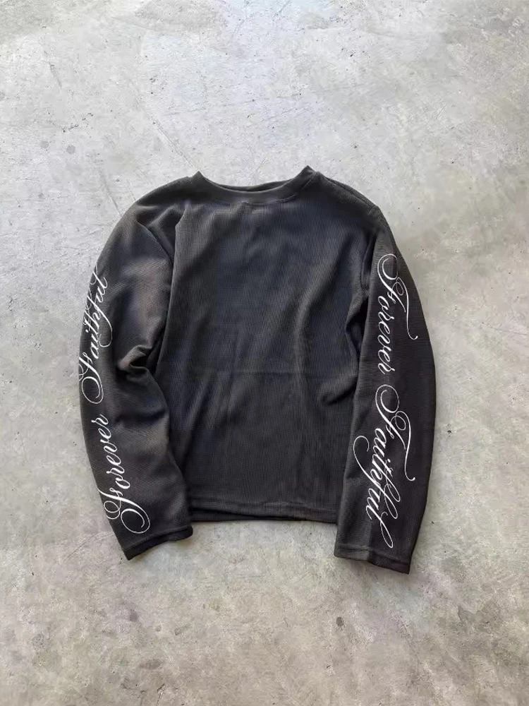 

Autumn and Winter New Y2K Korean Men's and Women's Same Style Long Sleeve Simple Daily Versatile Long Sleeve