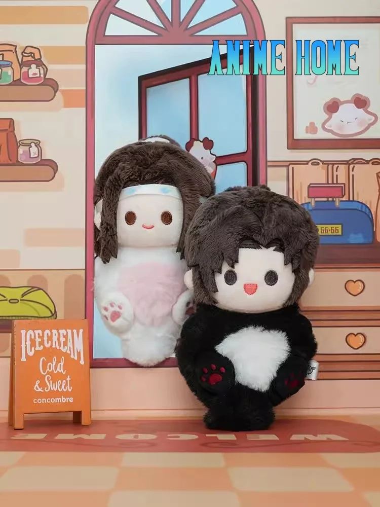 

Плюшевая игрушка-кролик Plushie MDZS Mo Dao Zu Shi Wei Wuxian Lan Wangji с маленьким хвостом, плюшевая игрушка для косплея, оригинальный подарок