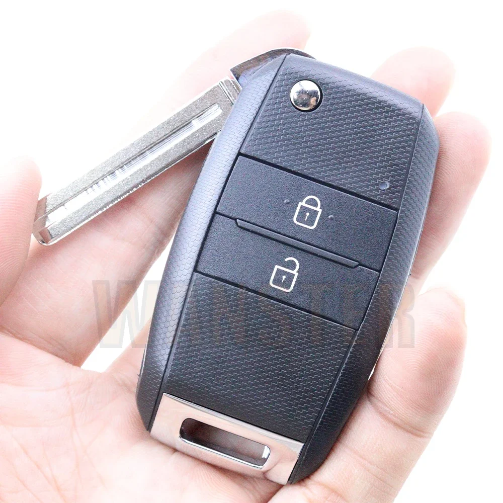 3 Buttons Replacement Car Key Case Cover Fob Housing for Kia KIA K2 K3 K5 Carens Cerato Forte Car Flip Folding Key Shell