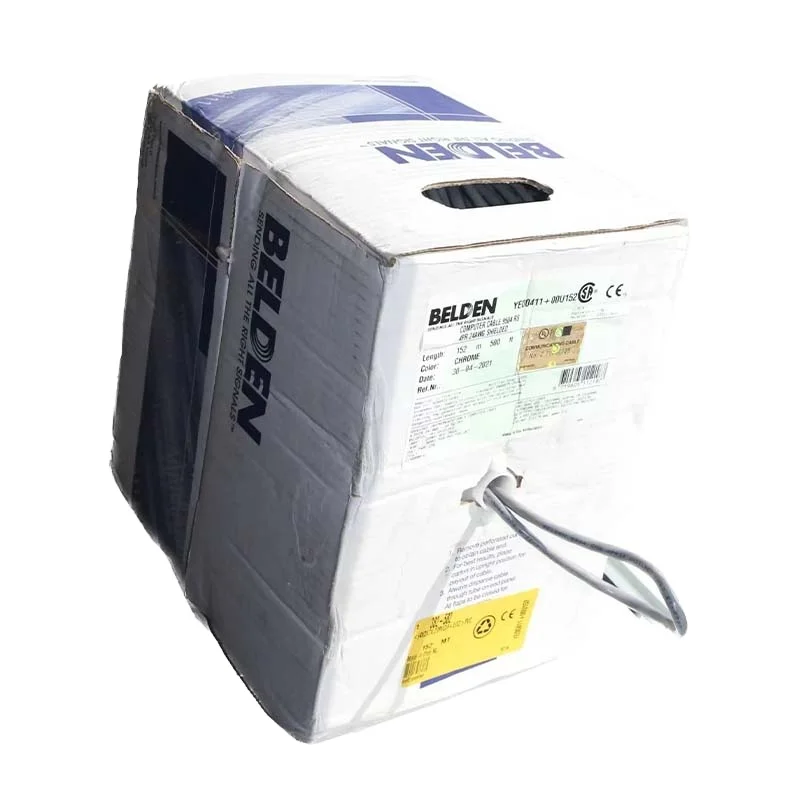 Belden 9504 24 AWG 4 Pair Overall Foil Shield Tinned Copper Computer Cable