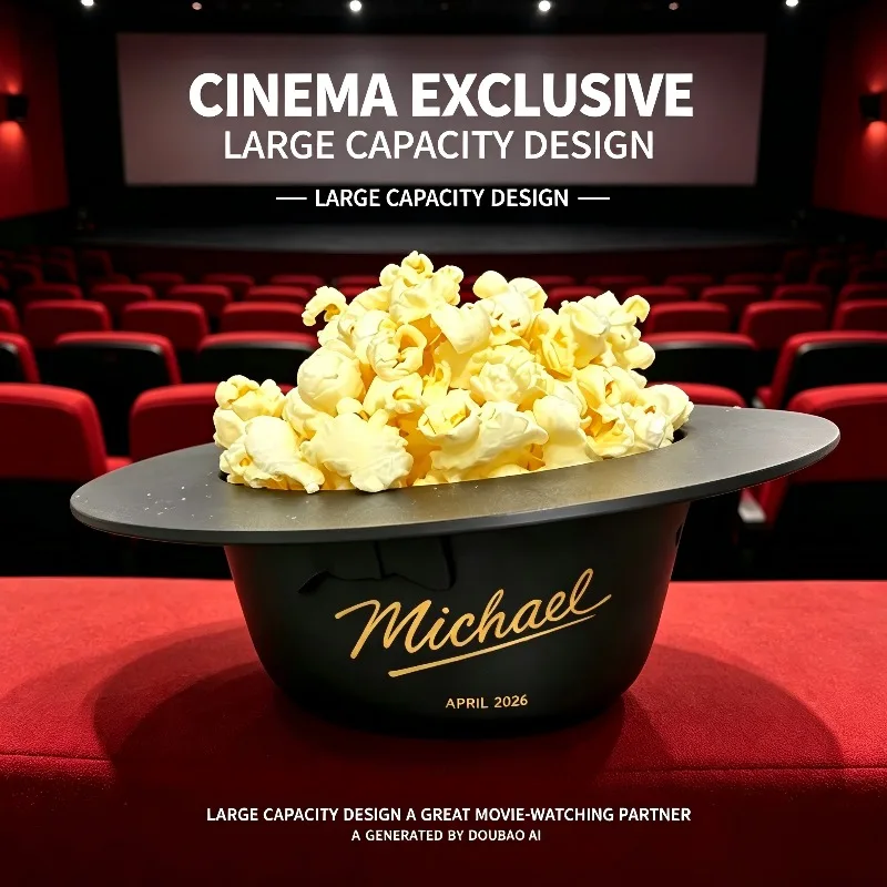 Image of MJ Michael Jackson Popcorn-Eimer Neuer Musik-König Fan-Souvenir Geschenk Heimdekoration Geburtstagsgeschenk Party-Statue