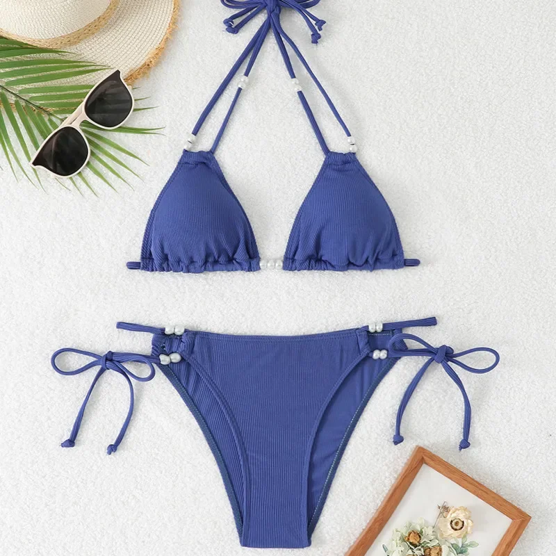 

Parel Sexy Bikinis 2025 Swimsuits Women's Swimwear Push Up Female Beach Swim Wear Bathing Suits Brazilian Bikini Set Pool Bather