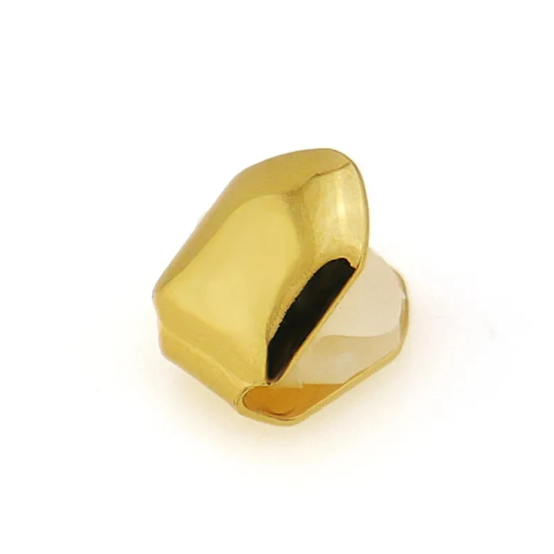 1/2/3pcs Hip Hop Gold Plated Grillz Teeth Jewelry Single Tooth Gold Grill For Men Women Rapper Hiphop Fashion Accessories