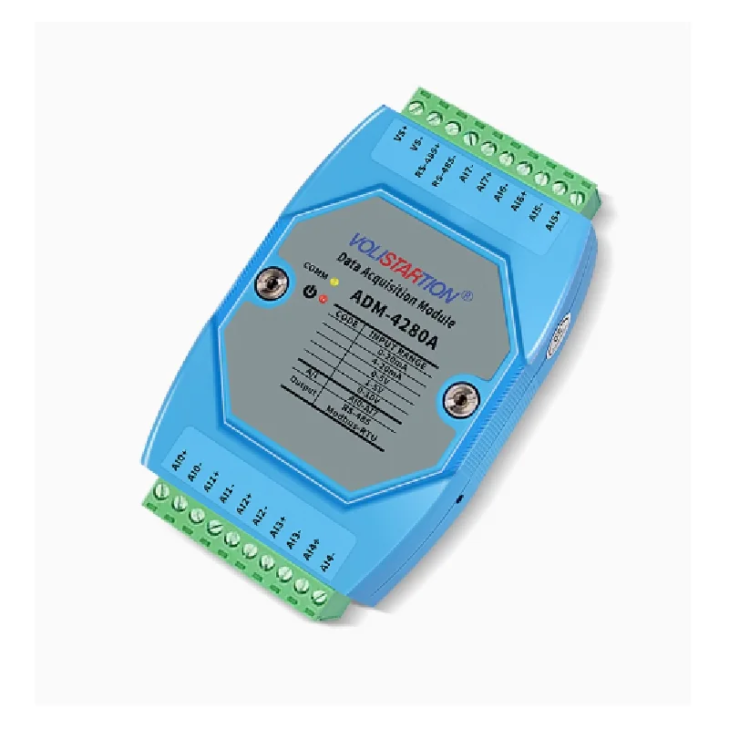 ADM-4280A 8Channel 0/4~20mA 0~5V 1~5V 0~10V Analog Quantity Modbus Acquisition Module