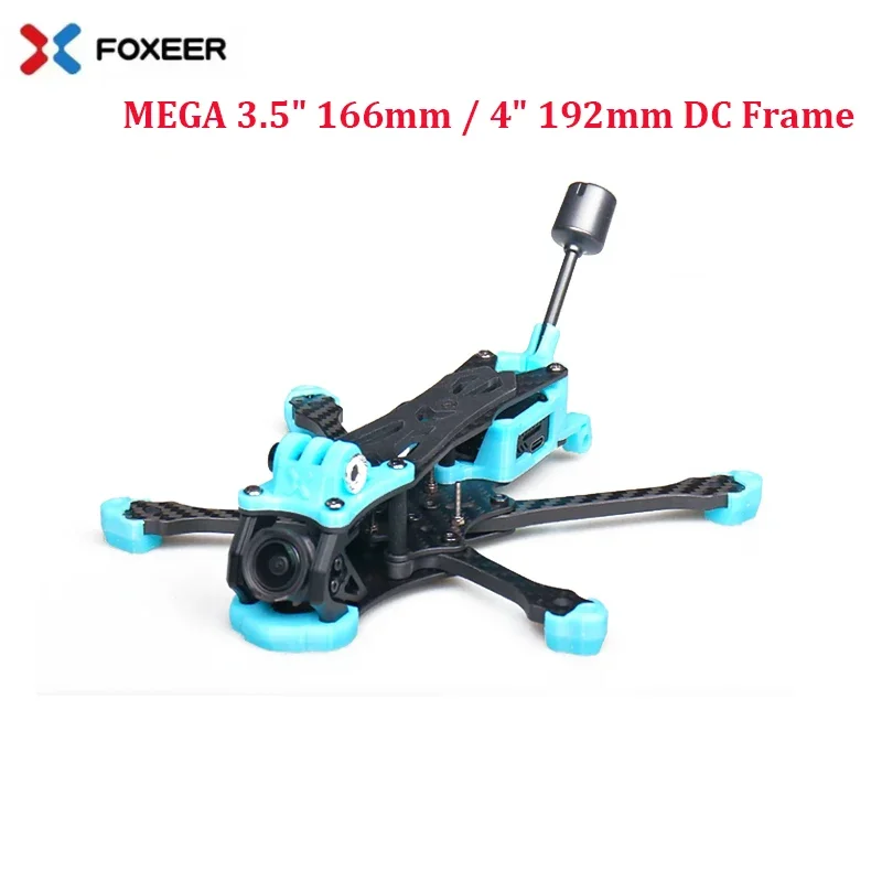 

FOXEER MEGA 3.5" 166mm / 4" 192mm DC Frame T700 Carbon with Silky Coating for O3 Analog Vista HDzero Walksnail