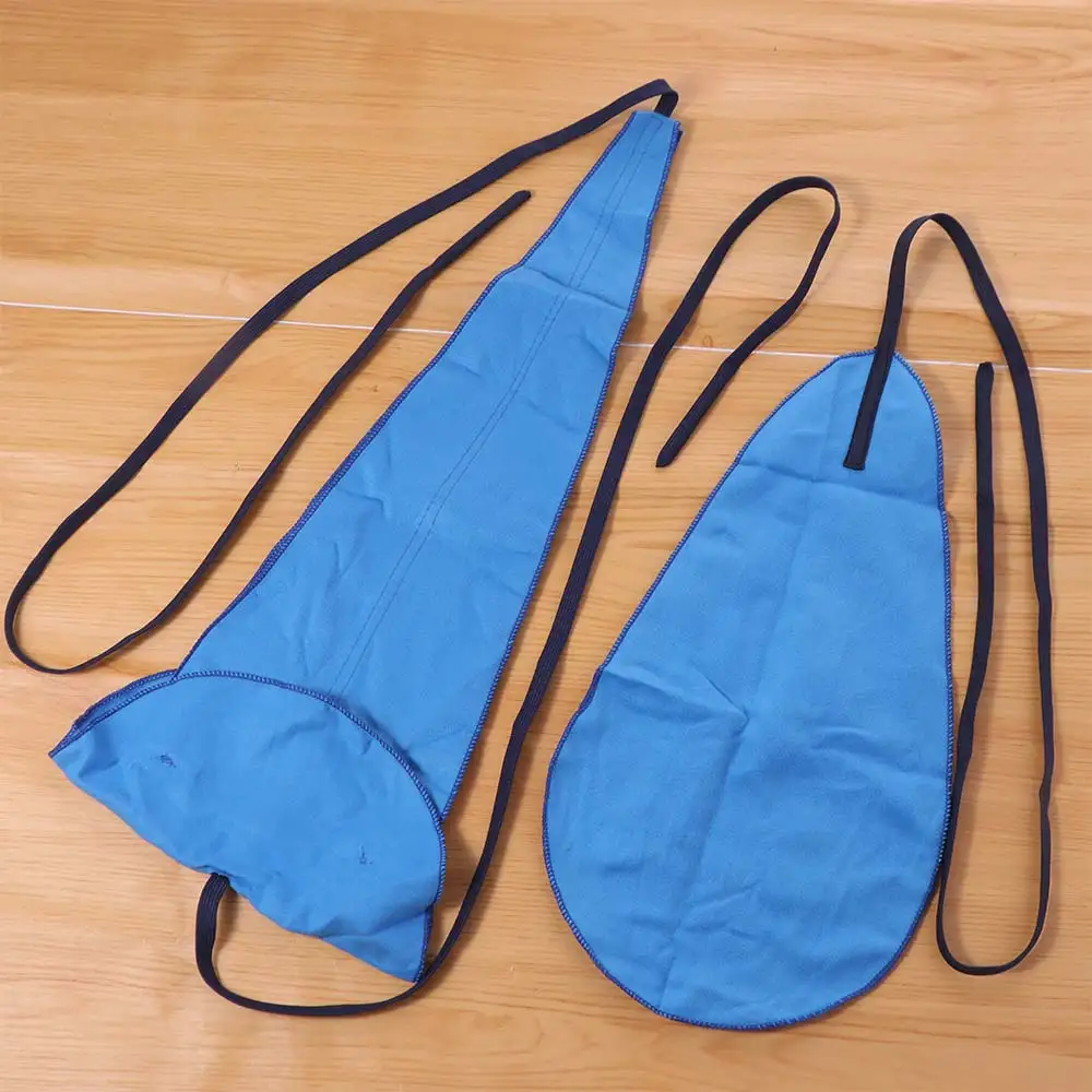 Alto Tenor Saxophone Cleaning Rag Inside Tube Inner Chamber Woodwind Cleaning Cloth Highly Absorbent Blue Sax Wiping Cloth