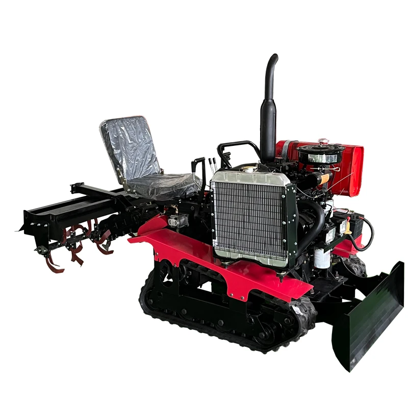 Hot Selling Micro Planter Four-Wheel Drive Rotary Cultivator Tractor 4 Wheel 35HP Mini Tiller