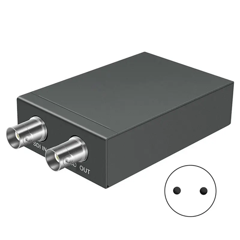 A31T Mini 3G HD-SDI to Converter Video Converter for Live Broadcast Monitoring UK Plug