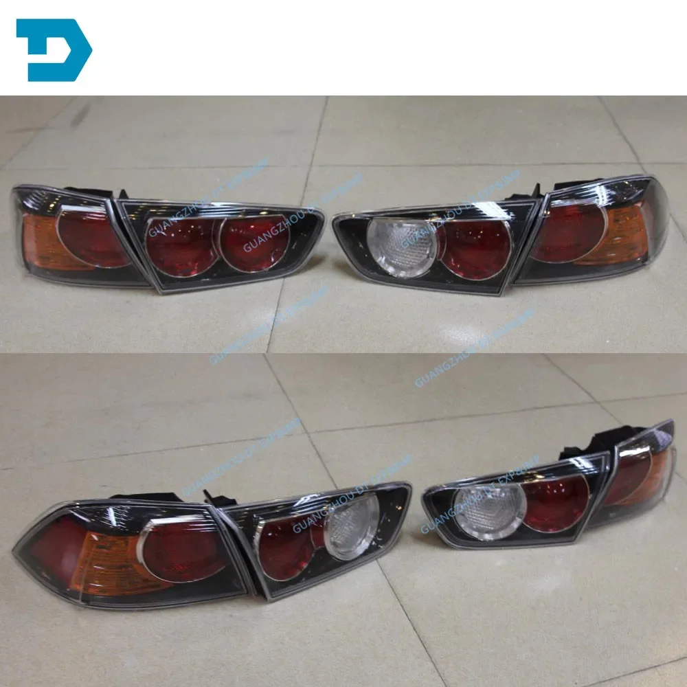 1 Piece with Rear Lights for EVO 10 Tail Lamp for Lancer Ex Black Lamps for Fortis Gt GDDT Light