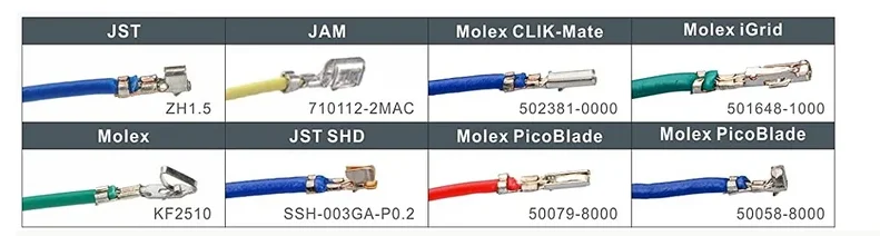 560-teiliges SM2.54 Kit 2,54mm Rastermaß JST SM Steckverbinder Crimpzange 2 3 4 5 Pin Stecker/Buchse Gehäuse Steckverbinder Sortiment Set – Detail 9