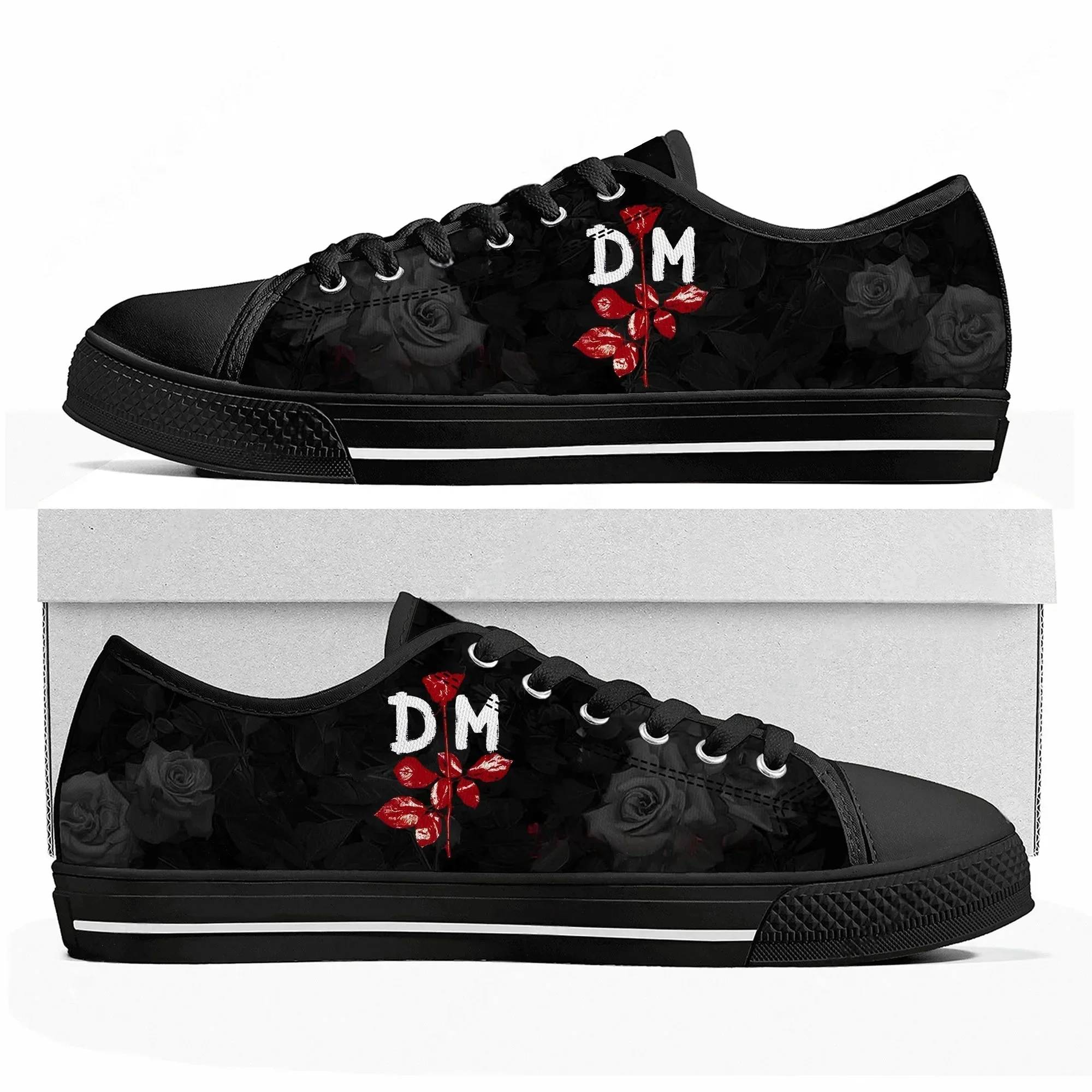 

Кроссовки D-Depeche R-Rock Band Mode Low Top, высококачественные, мужские и женские, из канваса, Violator, парные, на заказ
