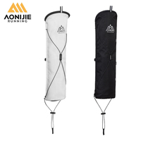 AONIJIE Lightweight External Hiking Pole Storage Bag Fish Bone Pocket Opening Tightening Buggy Bag Trekking Poles Accessories