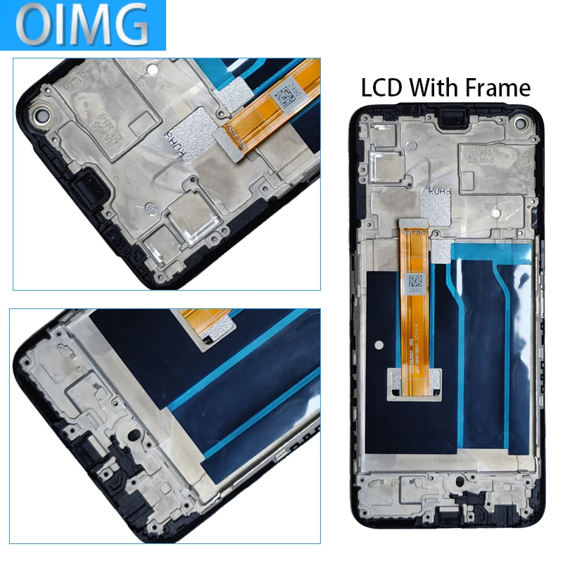 For OPPO Realme 7 5G LCD Display With Frame Touch Screen Panel Digitizer Replacement Parts RMX2111